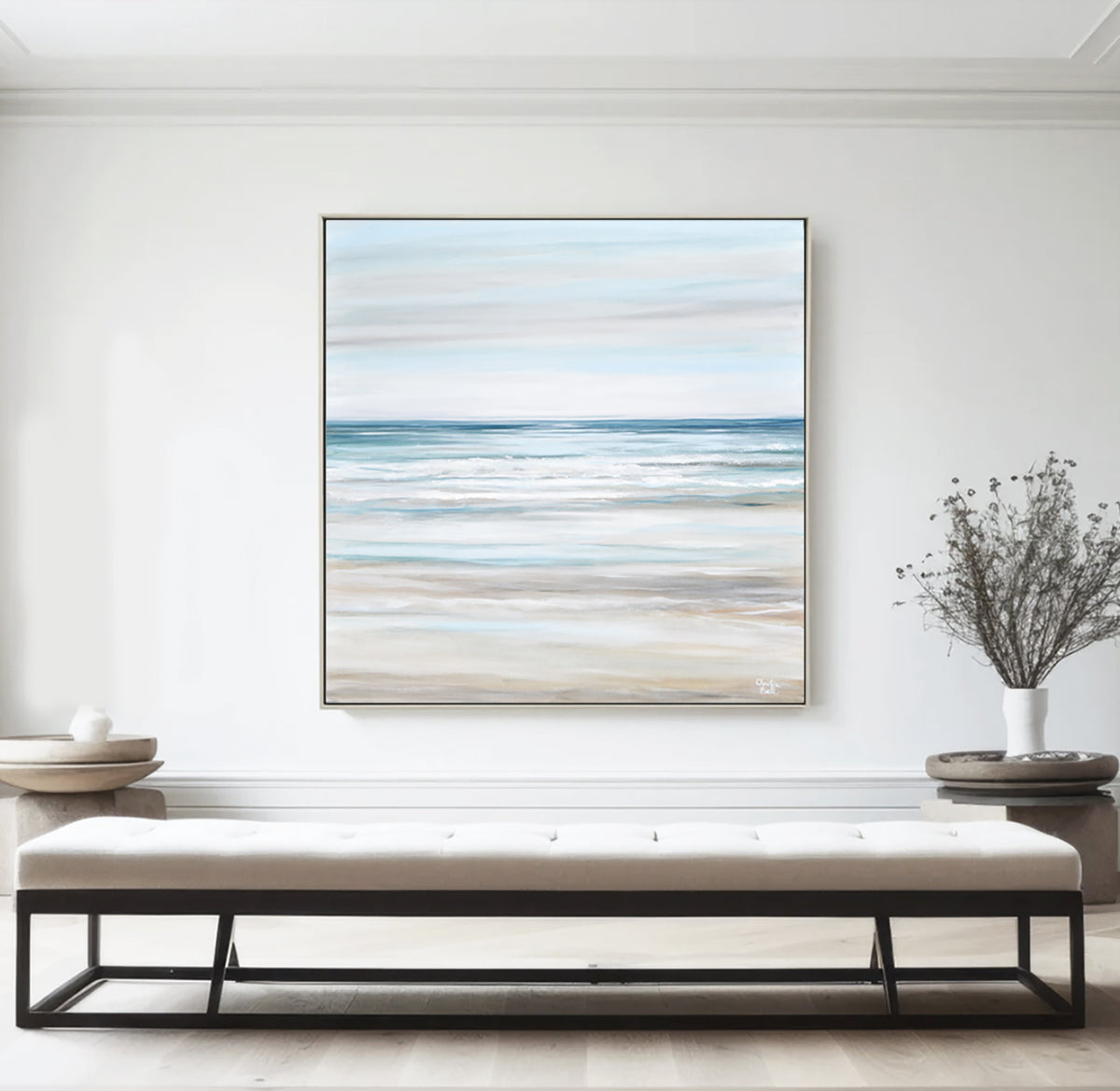 Seaside Solace- Original Coastal Oil Painting Collection, Ocean Art ...