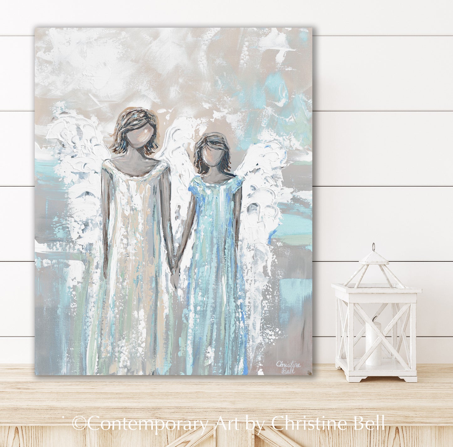 "Angels of Joy" Giclee Print, Two Angels Painting