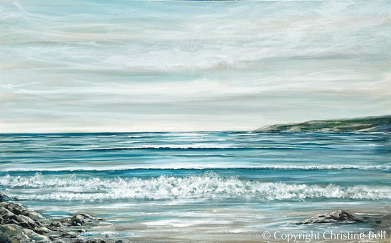 "Pacific Coastline" Giclée Print Coastal Ocean Painting
