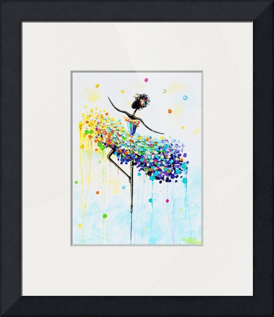 GICLEE PRINT Art Abstract Dancer Painting Colorful CANVAS Prints Dance Wall Decor Sizes to 60" - Christine Krainock Art - Contemporary Art by Christine - 5