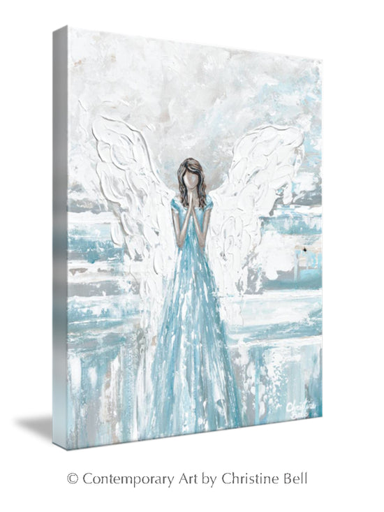 "In My Prayers" GICLEE PRINT Angel Painting