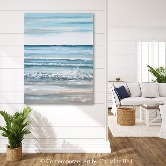 "A Touch of Sea Spray" ORIGINAL Textured Seascape Painting