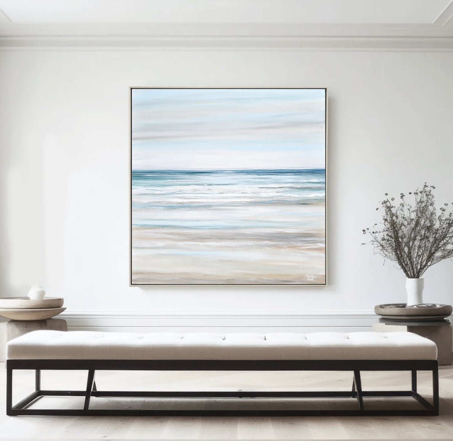 Gallery of Sold Original Paintings, Coastal, Ocean, Seascape Oil Paintings available as custom paintings by commission or as Giclée Prints, California, Contemporary Fine Artist, Christine Bell