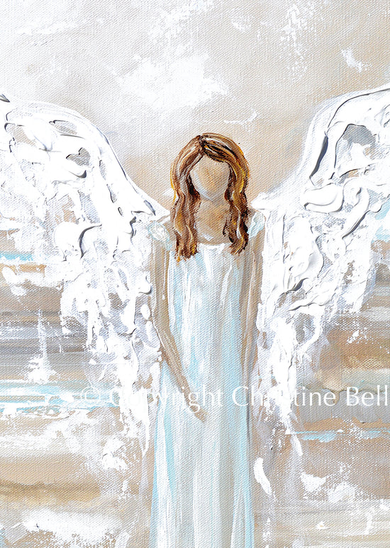 "Walking in Grace" New ORIGINAL Angel Painting 16x20"