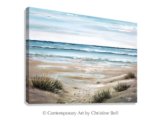 Load image into Gallery viewer, &amp;quot;Come Wander Down the Beach Path&amp;quot; Giclee Print
