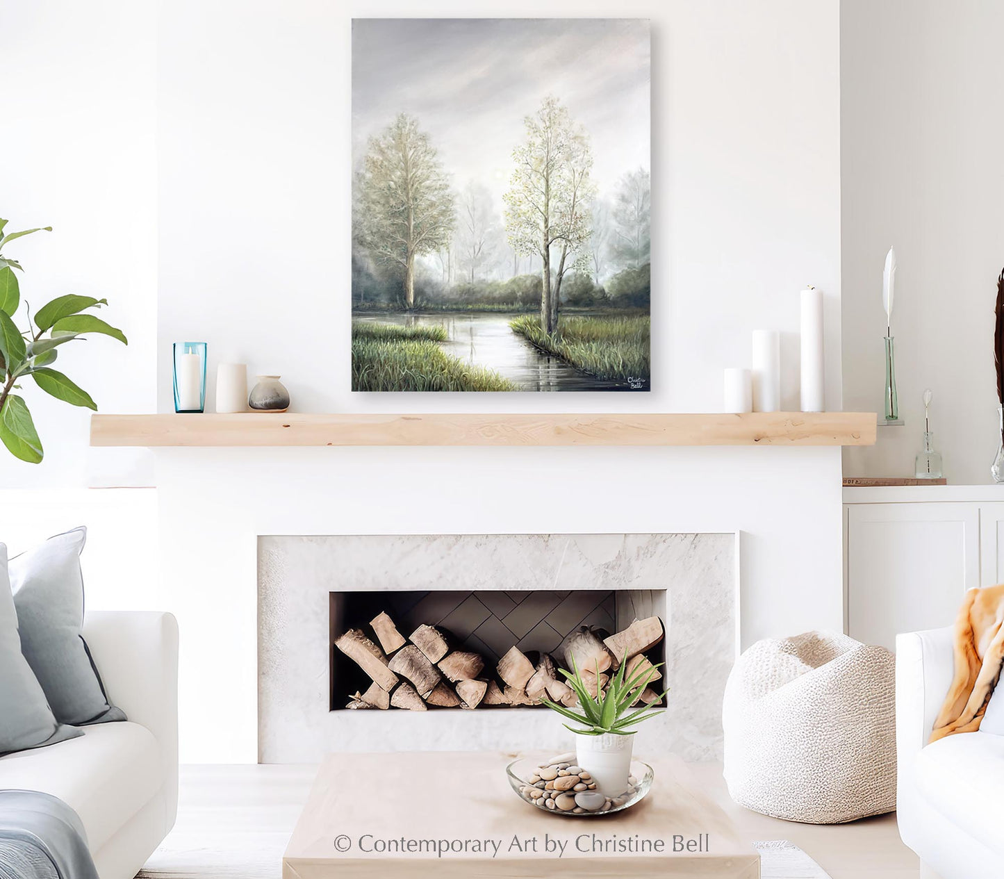 "Silent Solitude" ORIGINAL Coastal Landscape Oil Painting, 24x30"