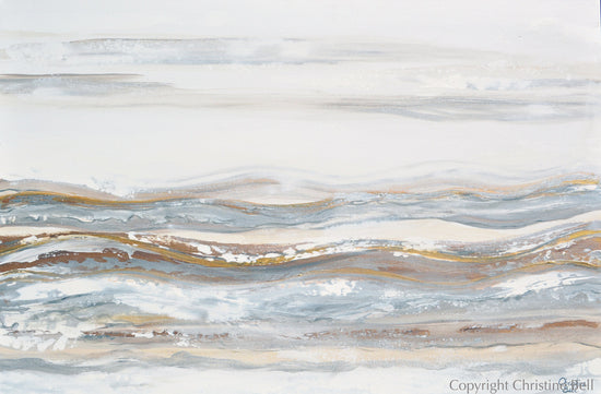 Load image into Gallery viewer, &amp;quot;Salt of the Earth&amp;quot; Giclee Print Canvas Neutral Abstract
