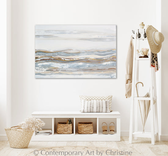 Load image into Gallery viewer, &amp;quot;Salt of the Earth&amp;quot; Giclee Print Canvas Neutral Abstract
