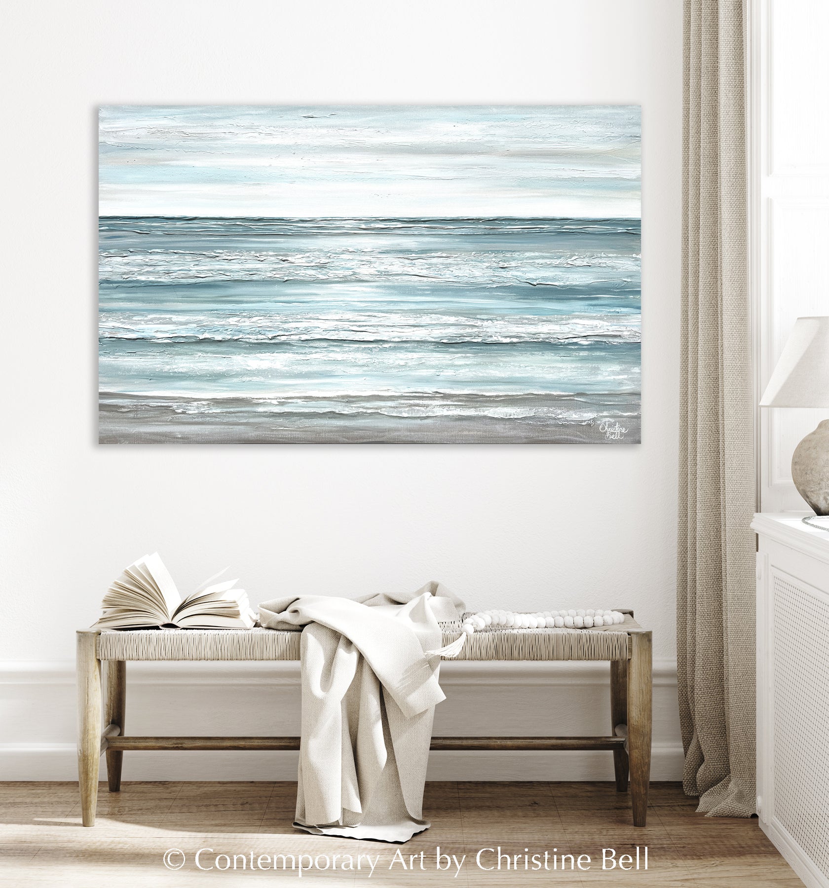 Coastal Painting Collection - Contemporary Abstract Paintings Wall Art ...