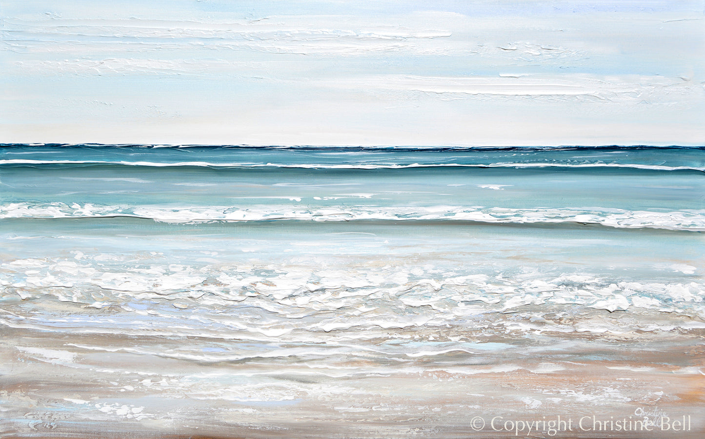 Abstract Sea Light Abstract Sea Painting