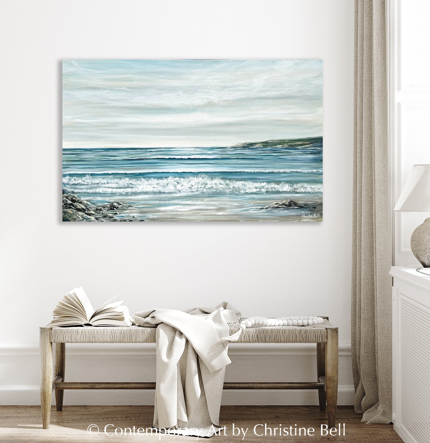 "Pacific Coastline" Giclée Print Coastal Ocean Painting