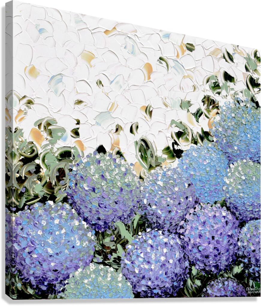 "Garden in Bloom" GICLEE PRINT Art Hydrangea Painting Floral Flowers