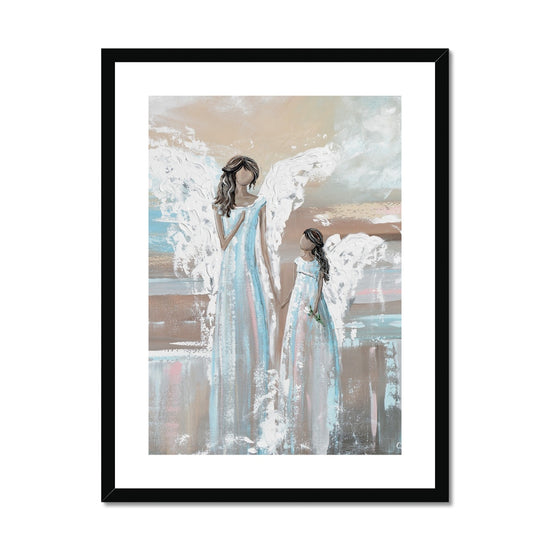 "Her Angel" Framed & Matted Print