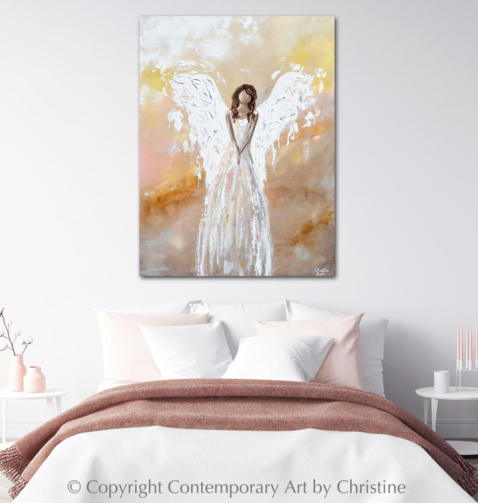 Angel, Stretched Canvas Art Print at