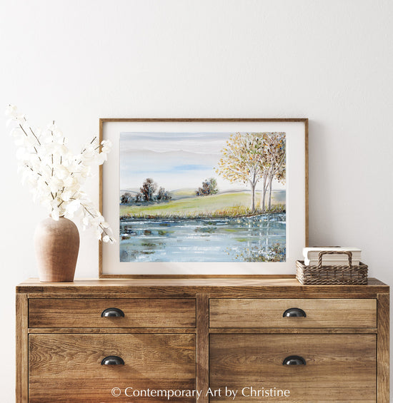 Load image into Gallery viewer, &amp;quot;A Moments Reflection&amp;quot; ORIGINAL Landscape Painting
