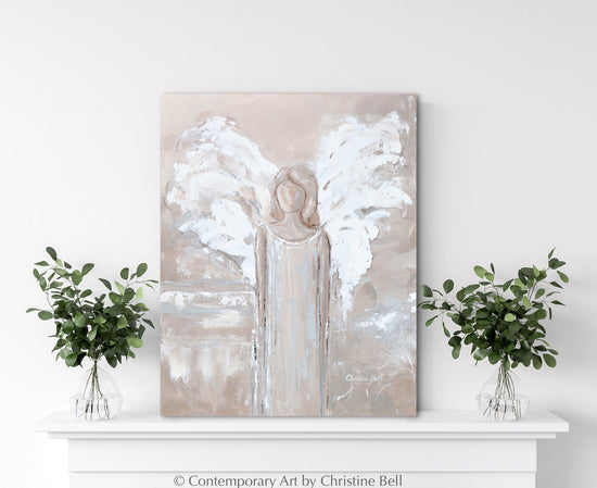 "Let Me Guide You" GICLEE PRINT ANGEL PAINTING