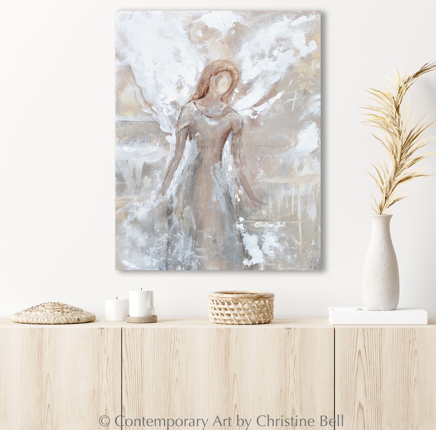 Load image into Gallery viewer, &amp;quot;Guiding Your Way&amp;quot; ORIGINAL ANGEL PAINTING
