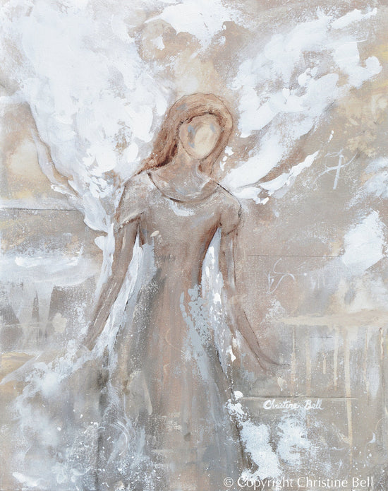 "Guiding Your Way" Giclee Canvas Print Angel