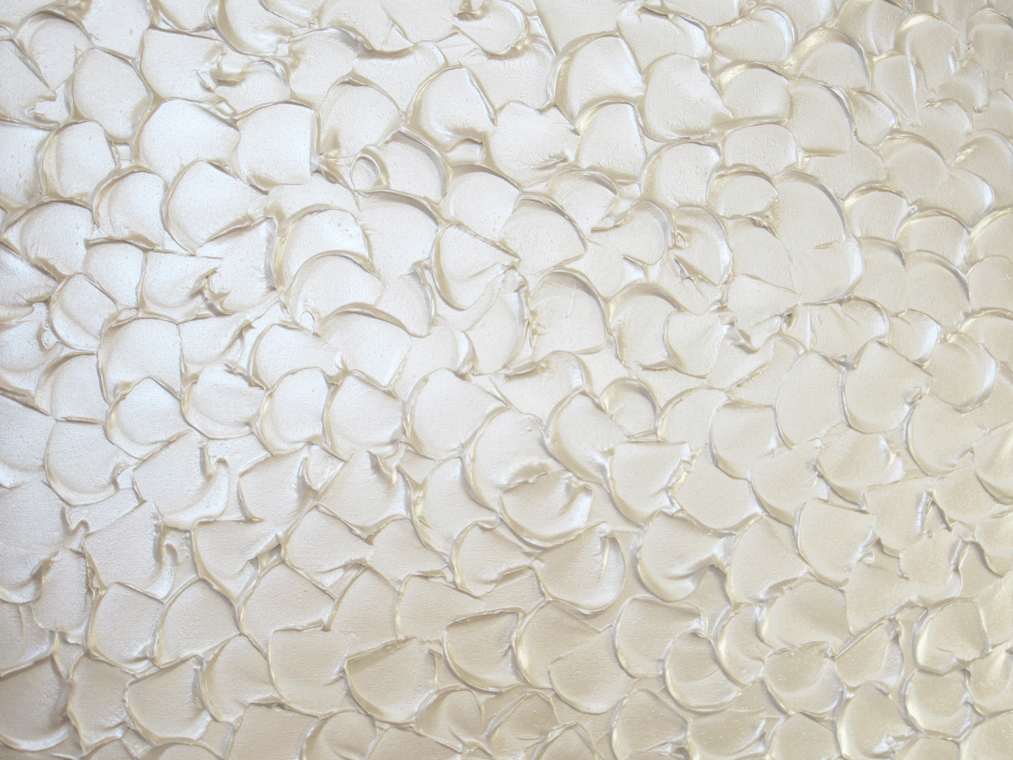 CUSTOM Original Painting Abstract Pearl White Wall Art Coastal Decor Textured Sculpted Palette Knife - Christine Krainock Art - Contemporary Art by Christine - 5
