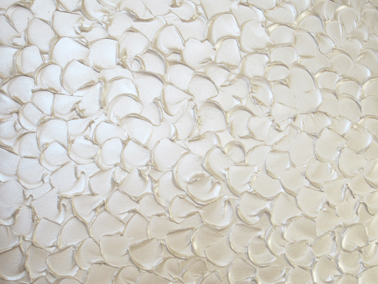 CUSTOM Original Painting Abstract Pearl White Wall Art Coastal Decor Textured Sculpted Palette Knife - Christine Krainock Art - Contemporary Art by Christine - 5