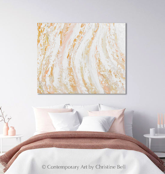 Load image into Gallery viewer, &amp;quot;Rose Quartz&amp;quot; Original Coastal Abstract Textured Painting
