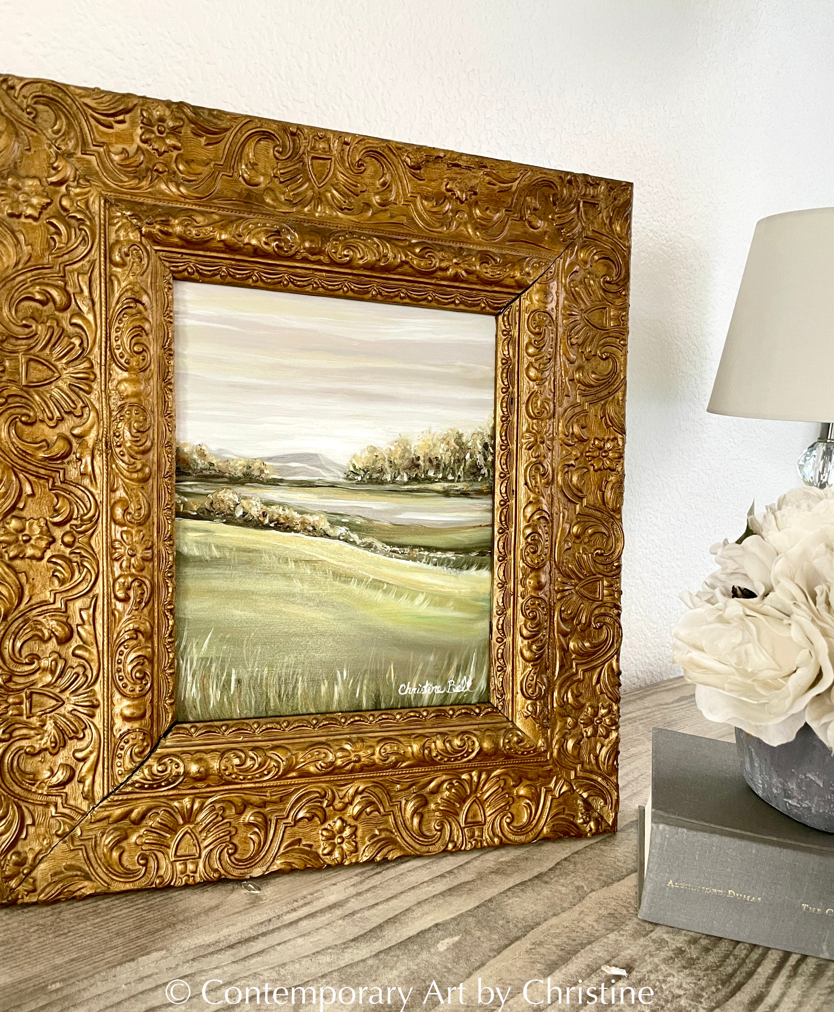 The Outlook Original Framed Painting main image 1
