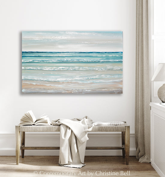 "Seaside Memories" ORIGINAL Textured Seascape Painting