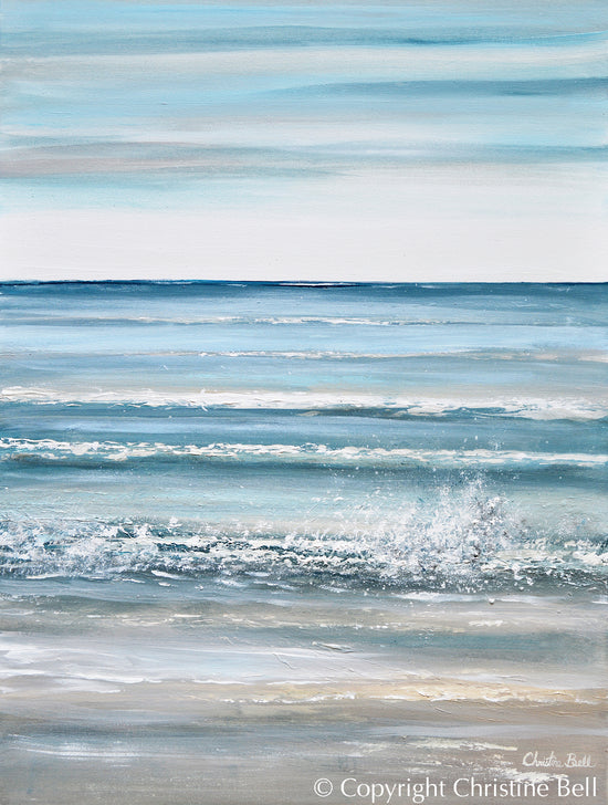 "A Touch of Sea Spray" ORIGINAL Textured Seascape Painting