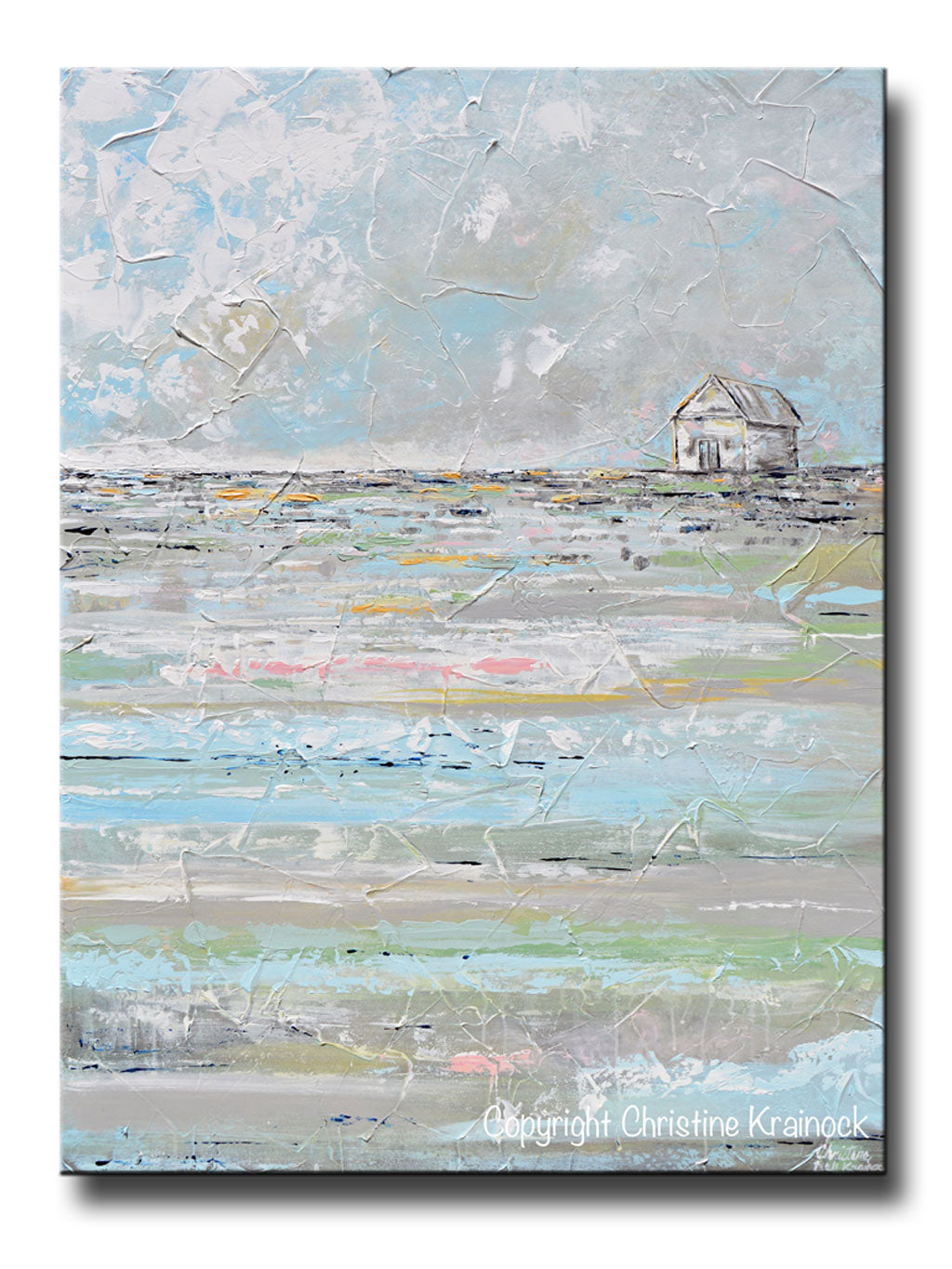 Abstract Cottage Painting