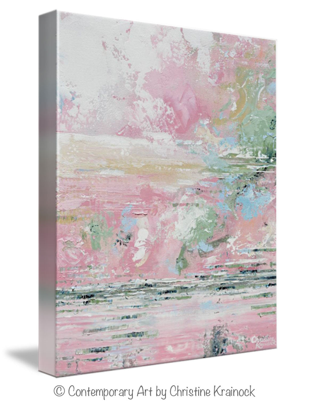 Mercer41 Abstract Deep Sea Fishing, Modern & Contemporary Pink and Metallic  Bronze Canvas Wall Art Print for Bedroom & Reviews