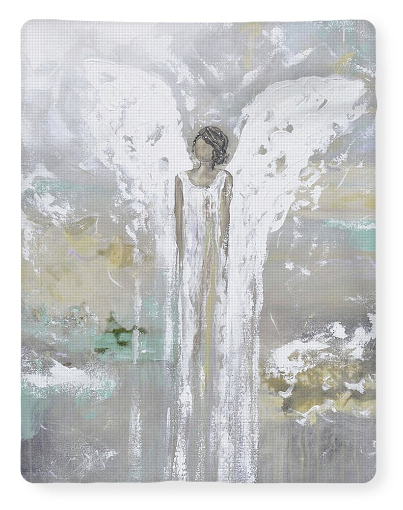 Load image into Gallery viewer, Blessed With Grace And Joy -  Angel Blanket
