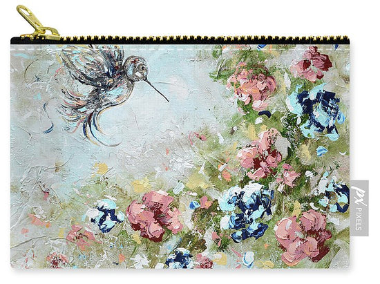 Hummingbird Bringing Light And Love - Carry-All Pouch