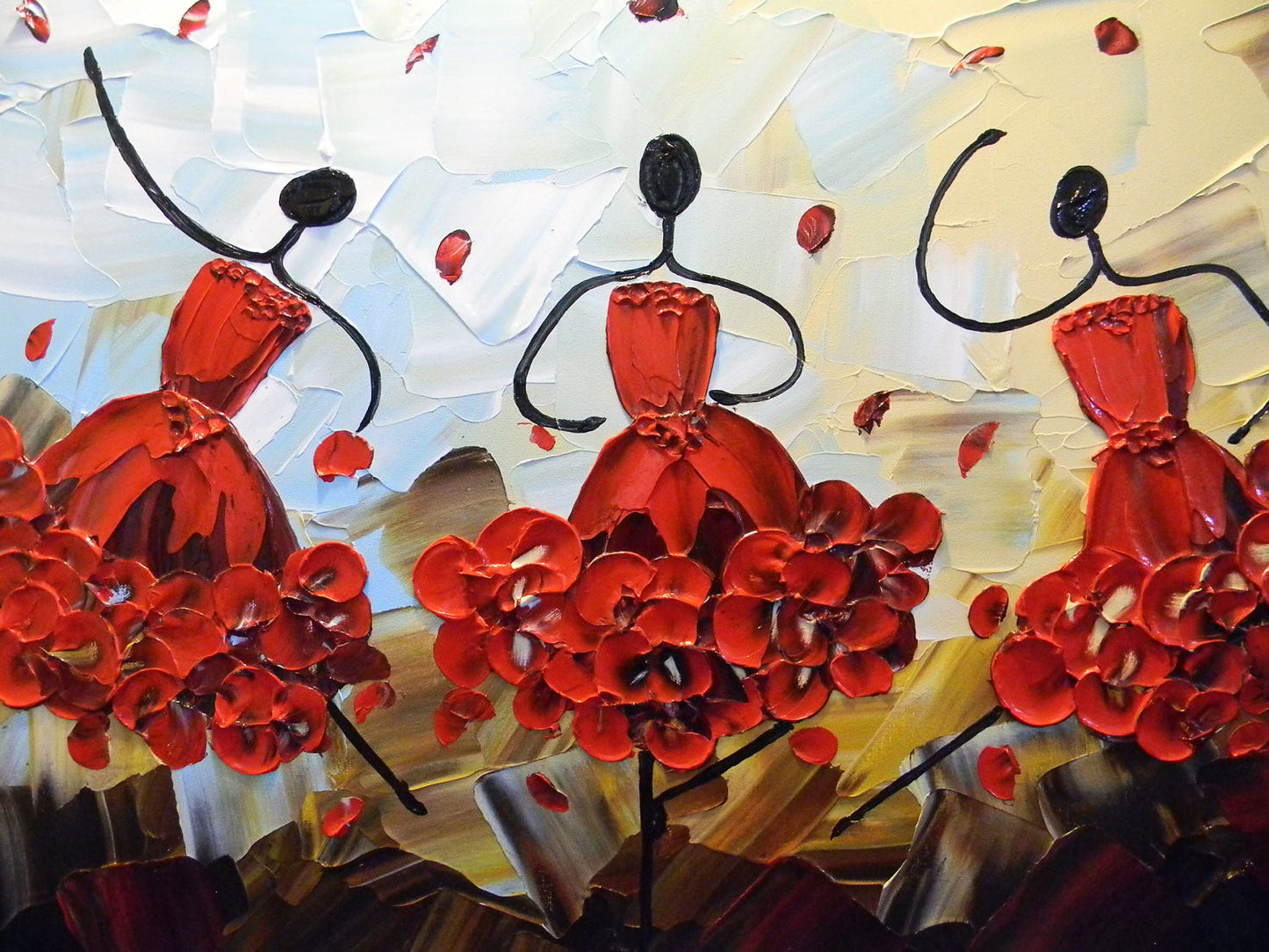 red dress artwork Red Dress Woman Art Print | Elegant Canvas Wall Decor
