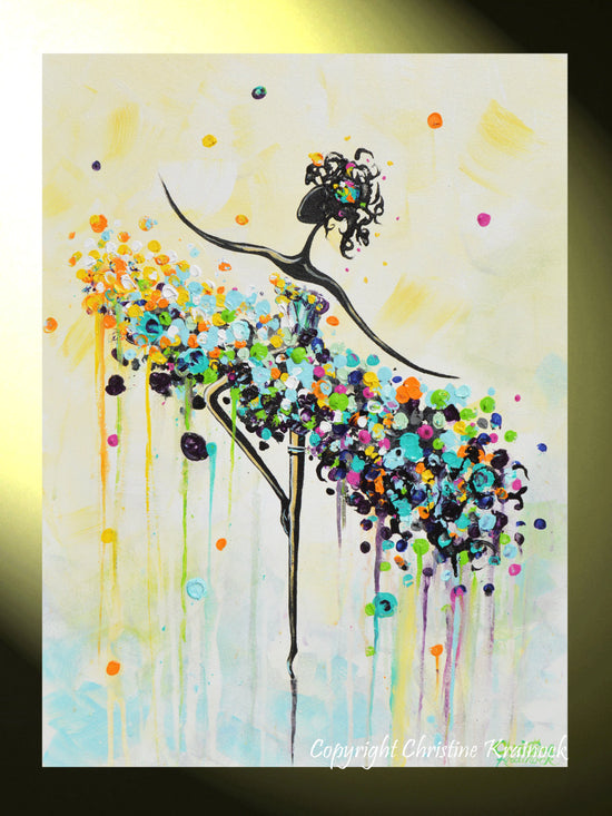 Print painting on deals canvas